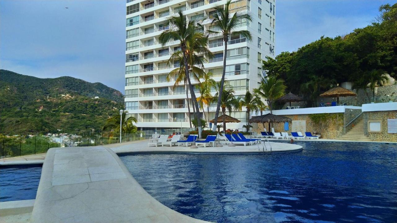Departamento Con Preciosa Vista Al Mar En Acapulco Diamante Exterior foto