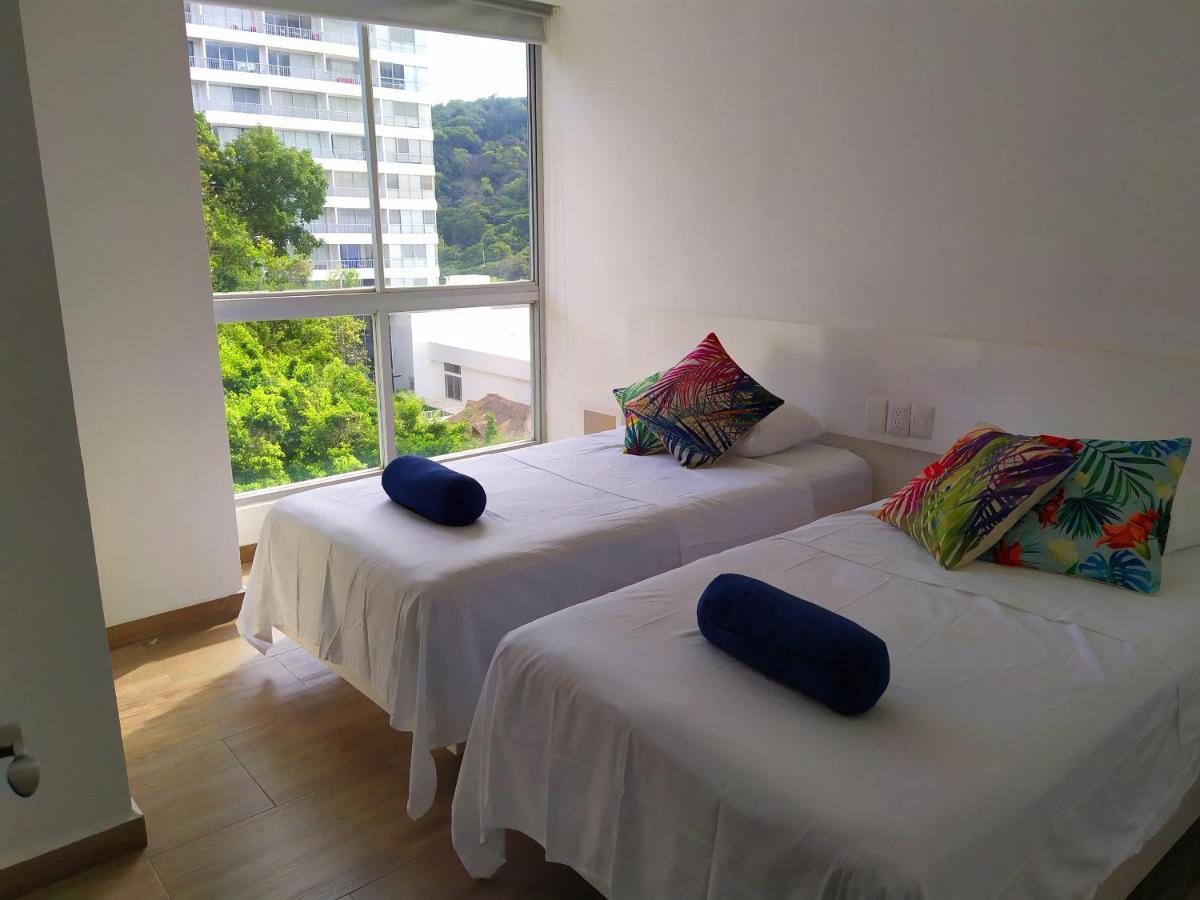 Departamento Con Preciosa Vista Al Mar En Acapulco Diamante Exterior foto