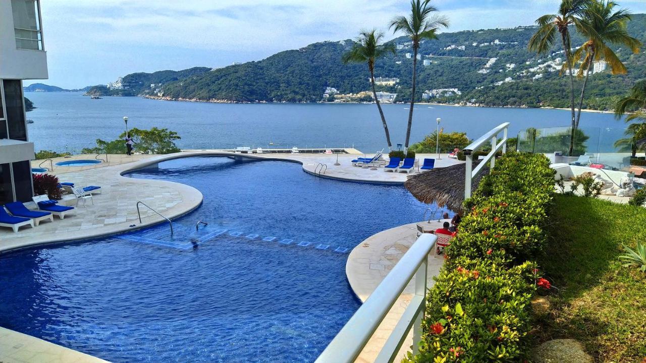 Departamento Con Preciosa Vista Al Mar En Acapulco Diamante Exterior foto